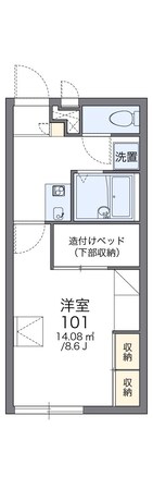 レオパレスフィエールの物件間取画像